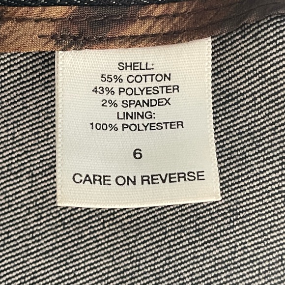 NEW YORK & Company Collection Demin Trench Coat Long Jacket Size 6 - Picture 11 of 13